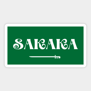 Sakaka City in Saudi Arabian Flag Sticker